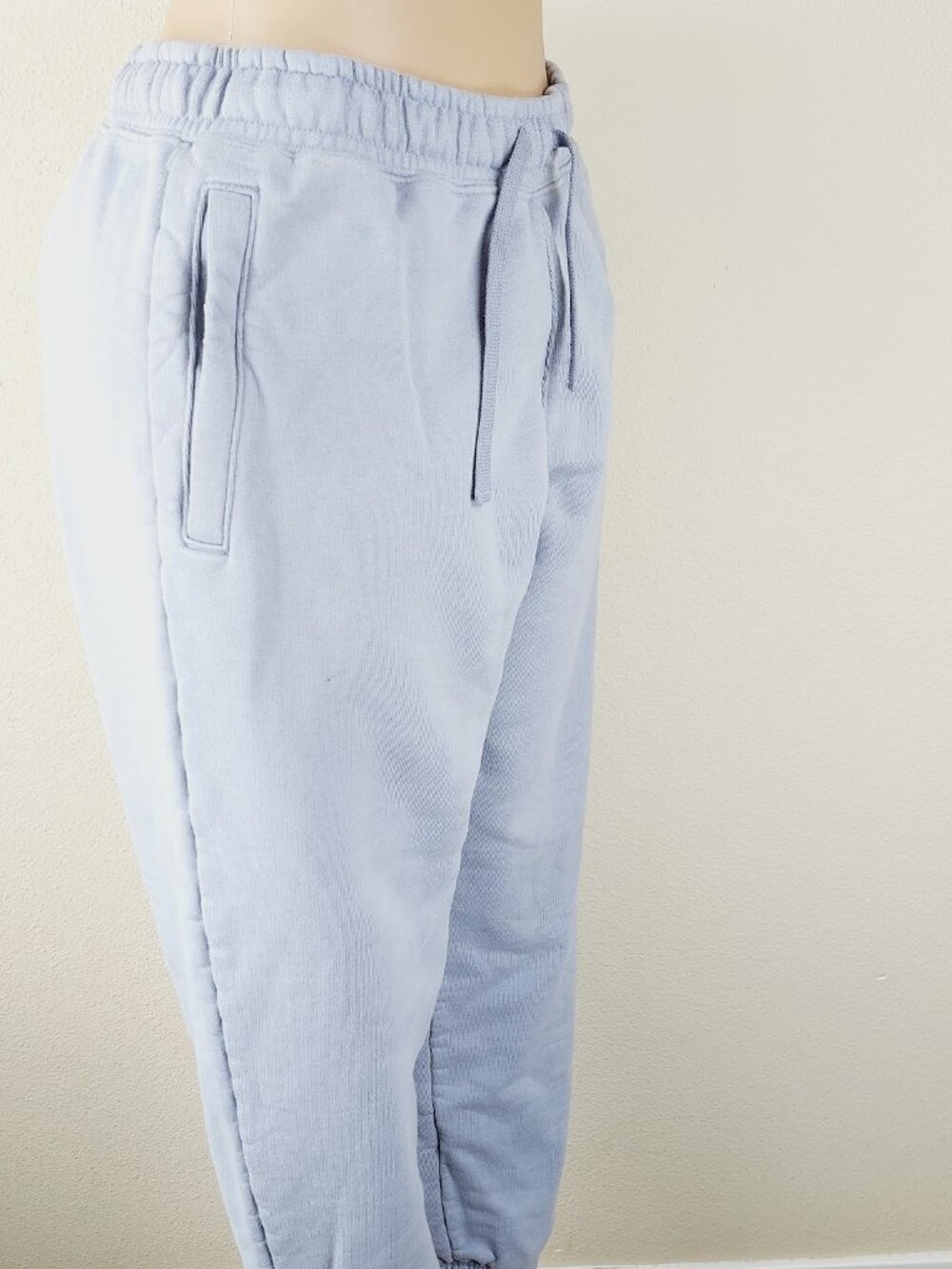 Jordan Women's Light Blue Brooklyn Fleece Tapered Leg Classic Jogger Pants Sz L - Picture 4 of 8